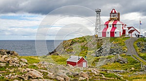 Cape Bonavista Lightstation, Newfoundland, Canada. Lighthouse station LL 449. photo