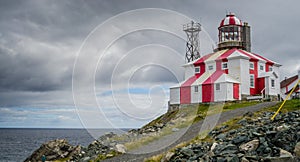 Cape Bonavista Lightstation, Newfoundland, Canada. Lighthouse station LL 449. photo