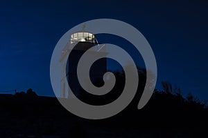 Cape Borda Lighthouse at sunset. Kangaroo Island, South Australia SA, Australia