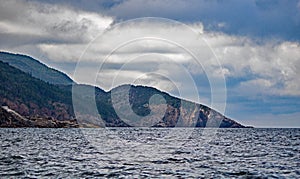 Cape Breton Coastline From The Atlantic Ocean