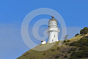 Cape Brett Lighthouse at Bay of Islands, New Zealand