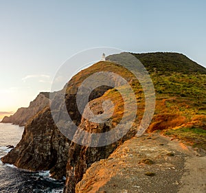 Cape Brett Lighthouse and Cape Brett Hut in Rawhiti New Zealand