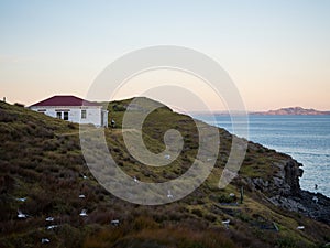 Cape Brett Lighthouse and Cape Brett Hut in Rawhiti New Zealand