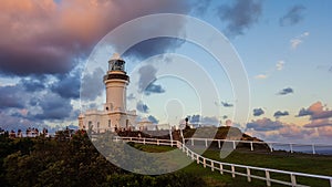 Cape Byron Bay Lighthouse in Evening