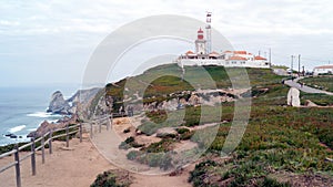 Cabo da Roca - westernmost point of continental Europe - Monuments and Lighthouse, Portugal