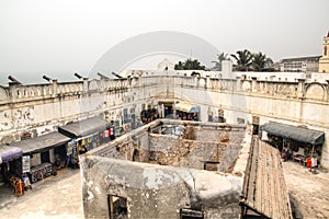 Cape coast castle in Ghana