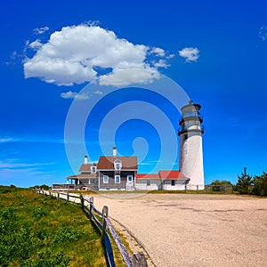 Cape Cod Truro lighthouse Massachusetts US photo