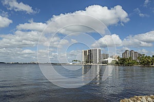 Cape Coral, Florida. View from beach on Cape Coral photo