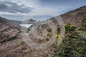 Cape Cornwall in cornwall england uk kernow