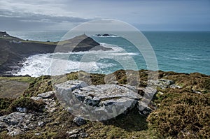 Cape Cornwall in cornwall england uk kernow