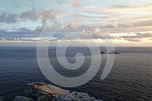 Cape Cornwall in St Just at sunset