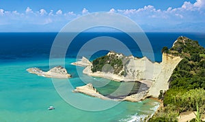 Cape Drastis cliffs in northern Corfu
