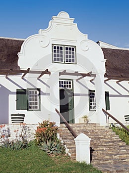 A Cape Dutch House in Church Street in Tulbagh