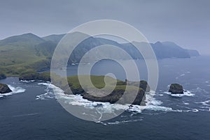 Cape End of the World on Shikotan Island, Lesser Kuril Chain, Russia