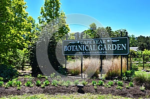 Cape Fear Botanical Garden Sign, Fayetteville, NC