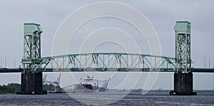 Cape Fear Memorial Bridge in Wilmington, NC