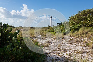 Cape Florida lighthouse in Bill Baggs