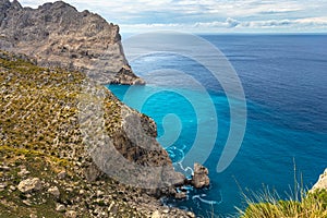 Cape Formentor in Majorca, Balearic island, Spain