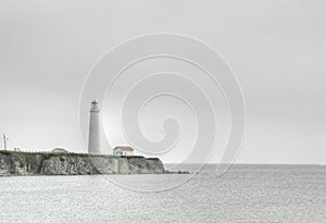 Cape Gaspe Lighthouse in Gaspe, Quebec, Canada