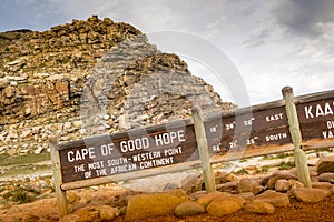 Cape of Good Hope Sign