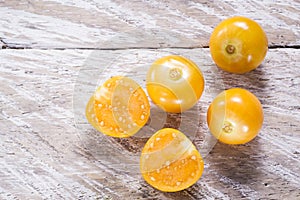 Cape gooseberry fruit, uvilla