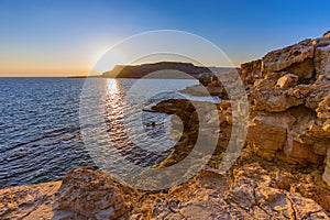Cape Greco on Cyprus at sunset