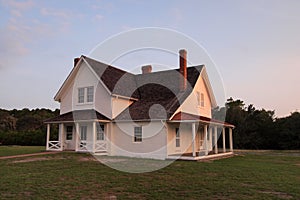 Cape Hatteras Lighthouse Keepers House in Cape Hatteras, North Carolina.