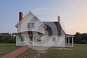 Cape Hatteras Lighthouse Keepers House in Cape Hatteras, North Carolina.