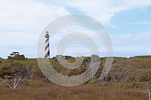 The Cape Hatteras Lighthouse near Buxton, North Carolina