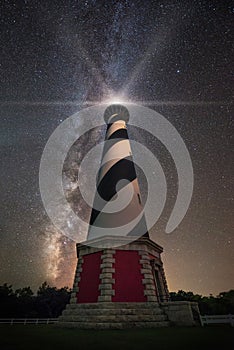 Cape Hatteras Lighthouse Under The Stars