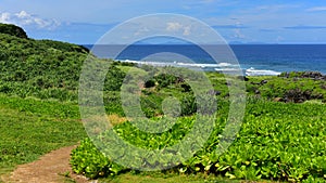 Cape Hedo coastline in the north of Okinawa