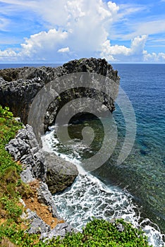 Cape Hedo coastline in the north of Okinawa
