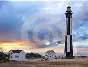 Cape Henry  Light at Sunrise