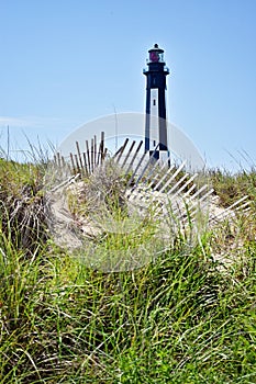 Cape Henry lighthouse in Virginia Beach