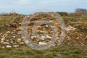 Cape Kaliakra fortress, Bulgaria.