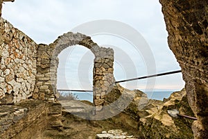 Cape Kaliakra fortress, Bulgaria.