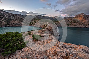 Cape Kapchik in sunset light