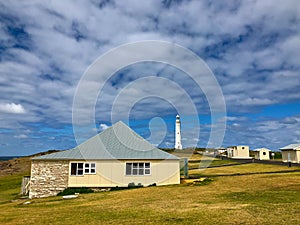 Cape Leeuwin Lighthouse Keepers Cottages near the sea, Western A