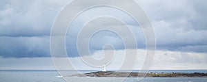 Cape Leeuwin lighthouse with a stormy sky