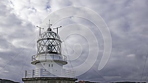 The Cape Lighthouse of Punta Estaca de Bares in Galicia, Spain