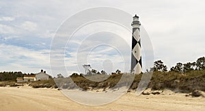 Cape Lookout Lighthouse Core Banks North Carolina Waterfront