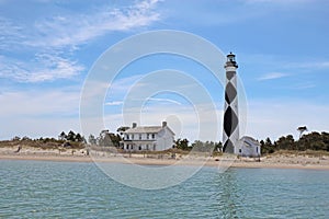 Cape Lookout lighthouse on the Southern Outer Banks of North Car