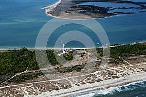 Cape Lookout seashore and lighthouse