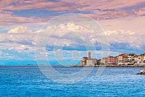 Cape Madona in old town of Piran in Slovenia