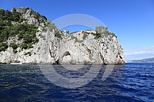 Cape Massullo and Villa Malaparte, Capri island - Italy
