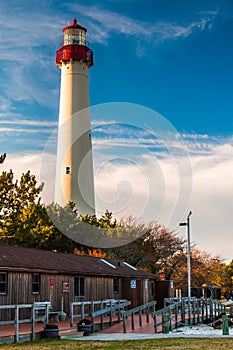 The Cape May Point Lighthouse, in Cape May, New Jersey.