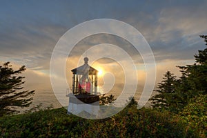 Cape Mears Lighthouse on the Oregon Coast