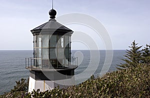 Cape Mears Lighthouse Tower Pacific Coast Oregon