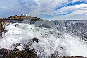 Cape Neddick Lighthouse Nubble Lighthouse at Old York Village,