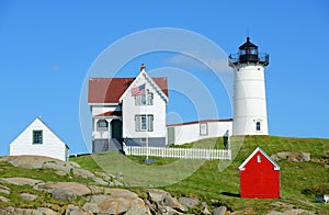 Cape Neddick Lighthouse, Old York Village, Maine